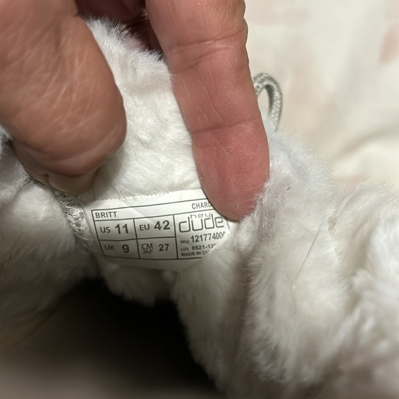 Hey Dude Britt Women’s Slip On Booties in Charcoal Size 11 - Picture 7 of 9